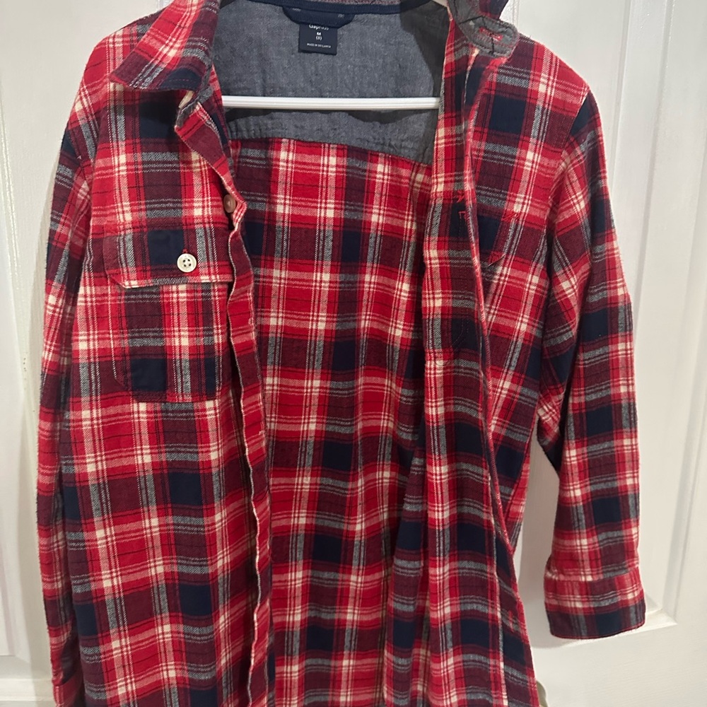 GAP Red and Black Checkered Shirt